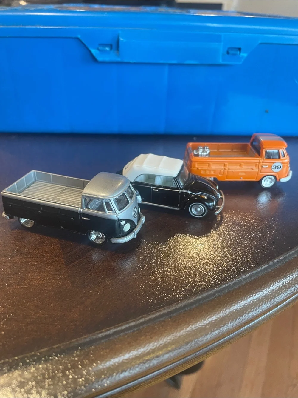3 Johnny Lighting Die cast, 1:64 vintage VW collection